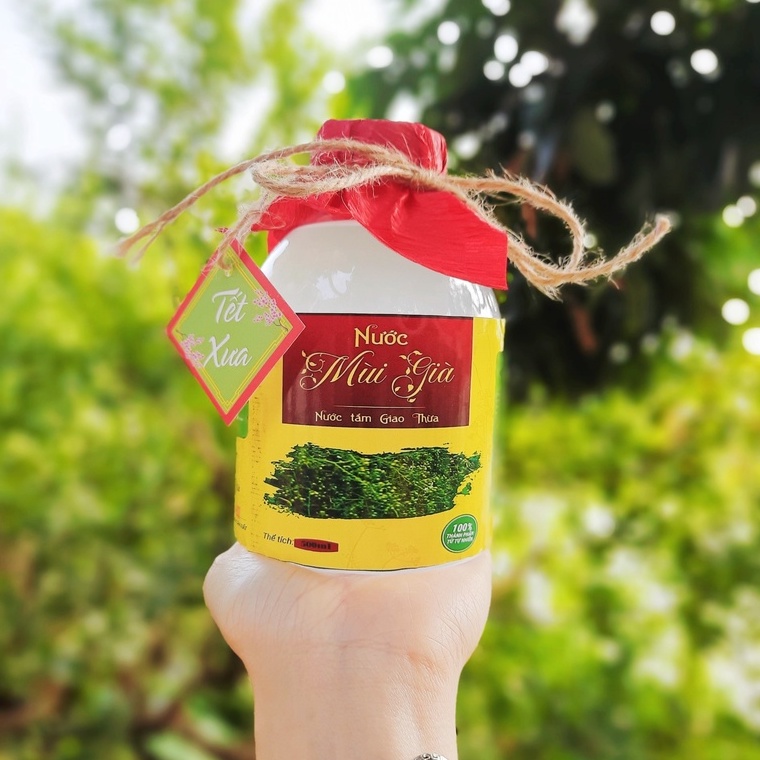 [500ml] Tinh chất Mùi Già -  NướcTắm Giao Thừa - Nước cất Mùi già tắm rửa, xông phòng, xông hơi, thanh lọc không khí