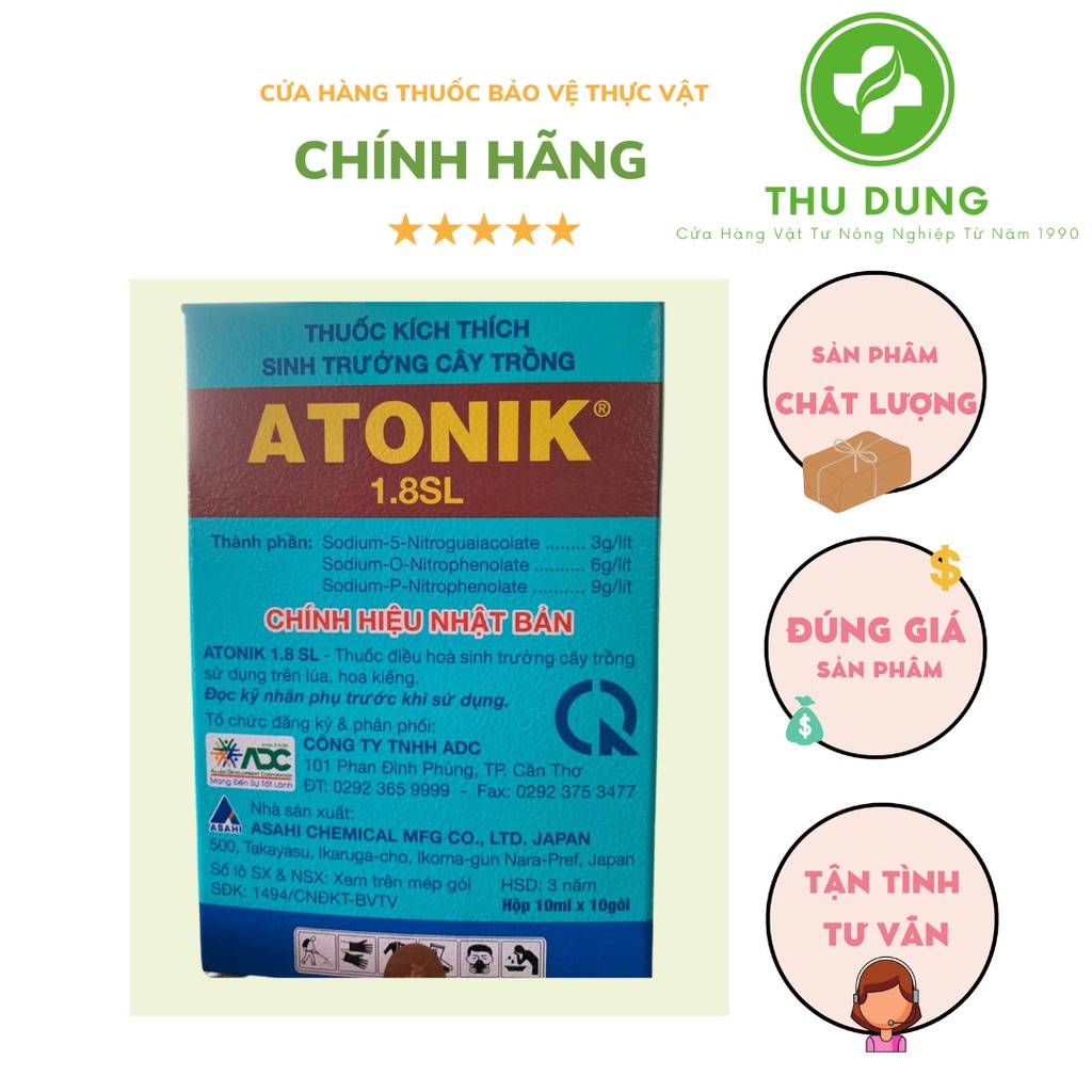 Thuốc kích thích sinh trưởng cây trồng ATONIK 10 ml ( HÀNG CHÍNH HÃNG )