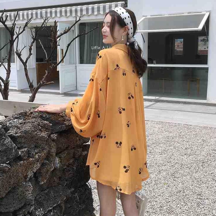 Áo Khoác cardigan Mỏng Chống Nắng Thoáng Khí In Họa Tiết Phong Cách Hàn Quốc Thời Trang Mùa Hè Cho Nữ
