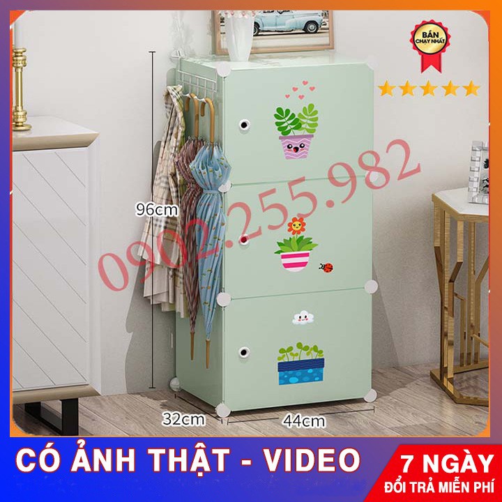 TỦ GIÀY LẮP GHÉP ĐA NĂNG THÔNG MINH 6 Ô (CHIA Ô)MỖI Ô ĐƯNG ĐƯỢC 2 ĐÔI GIÀY DÉP