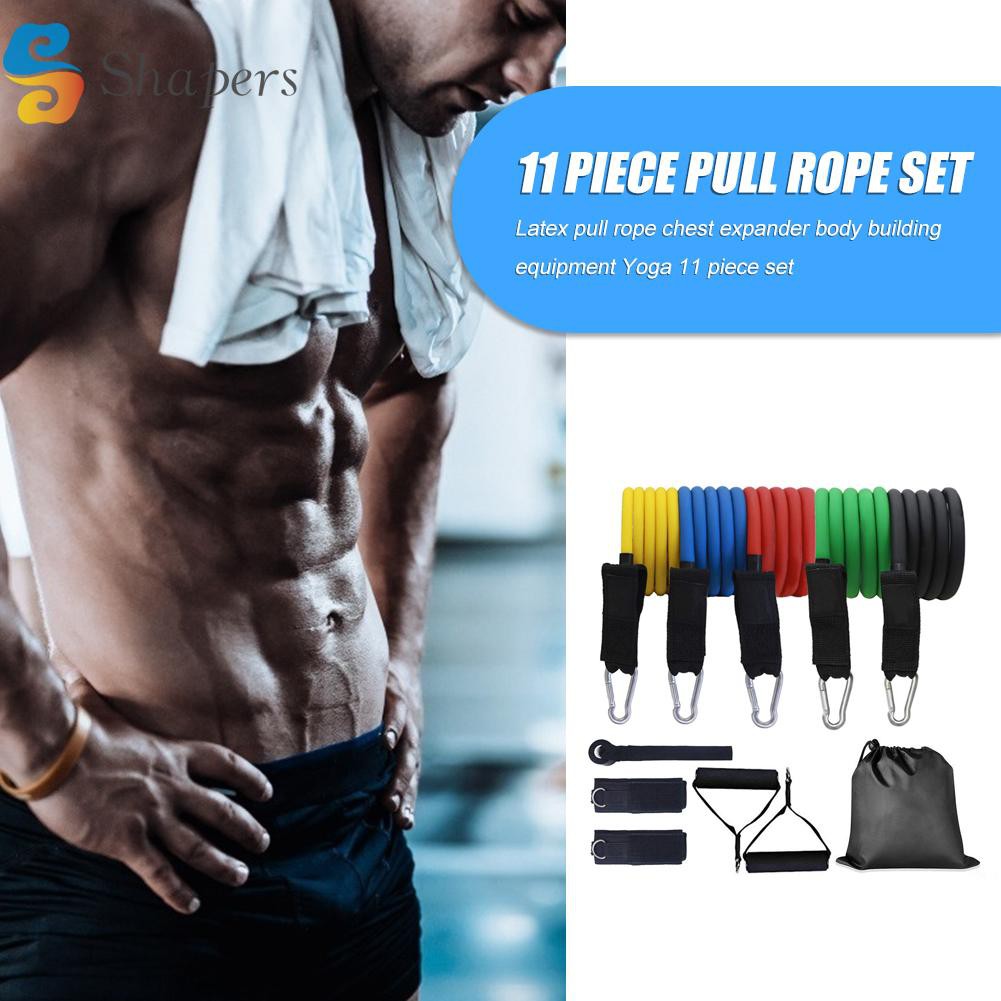 SA Set 11 Dây Kháng Lực Hỗ Trợ Các Bài Tập Gym Tại Nhà