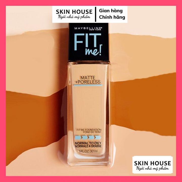 Kem Nền Maybelline Fit Me - Kem Nền Mịn Nhẹ Kiềm Dầu Fit Me Maybelline New York Matte Poreless Foundation SPF 22 30ml