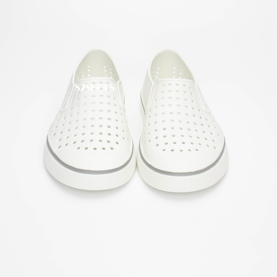 [Urban, Mẫu mới] Giày nhựa lỗ nam nữ đi mưa đi biển Urban - Chất liệu Eva siêu nhẹ, chống nước, giá tốt - Trắng Xám