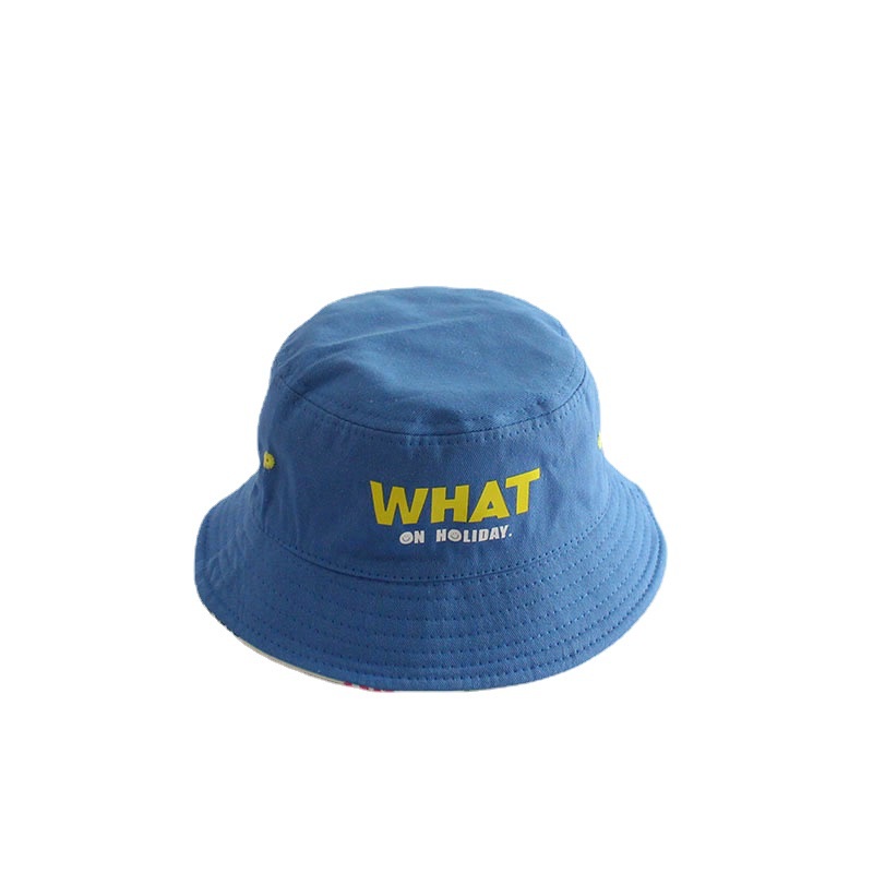 Nón Vành Tròn Chống Nắng Thêu Chữ Cái Dễ Thương Cho Bé