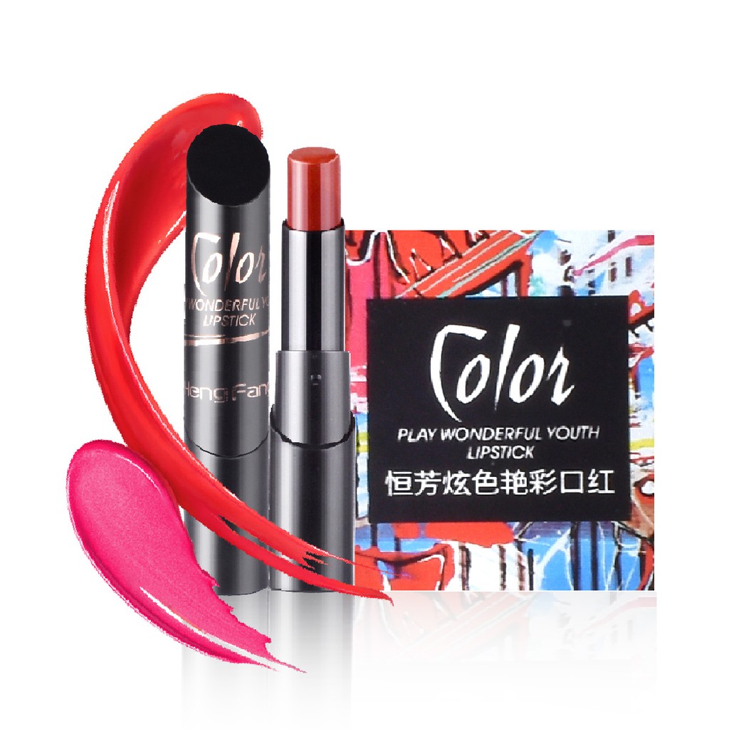 Son môi kháng nước lâu trôi HengFang 6 màu lựa chọn cho nữ #9086