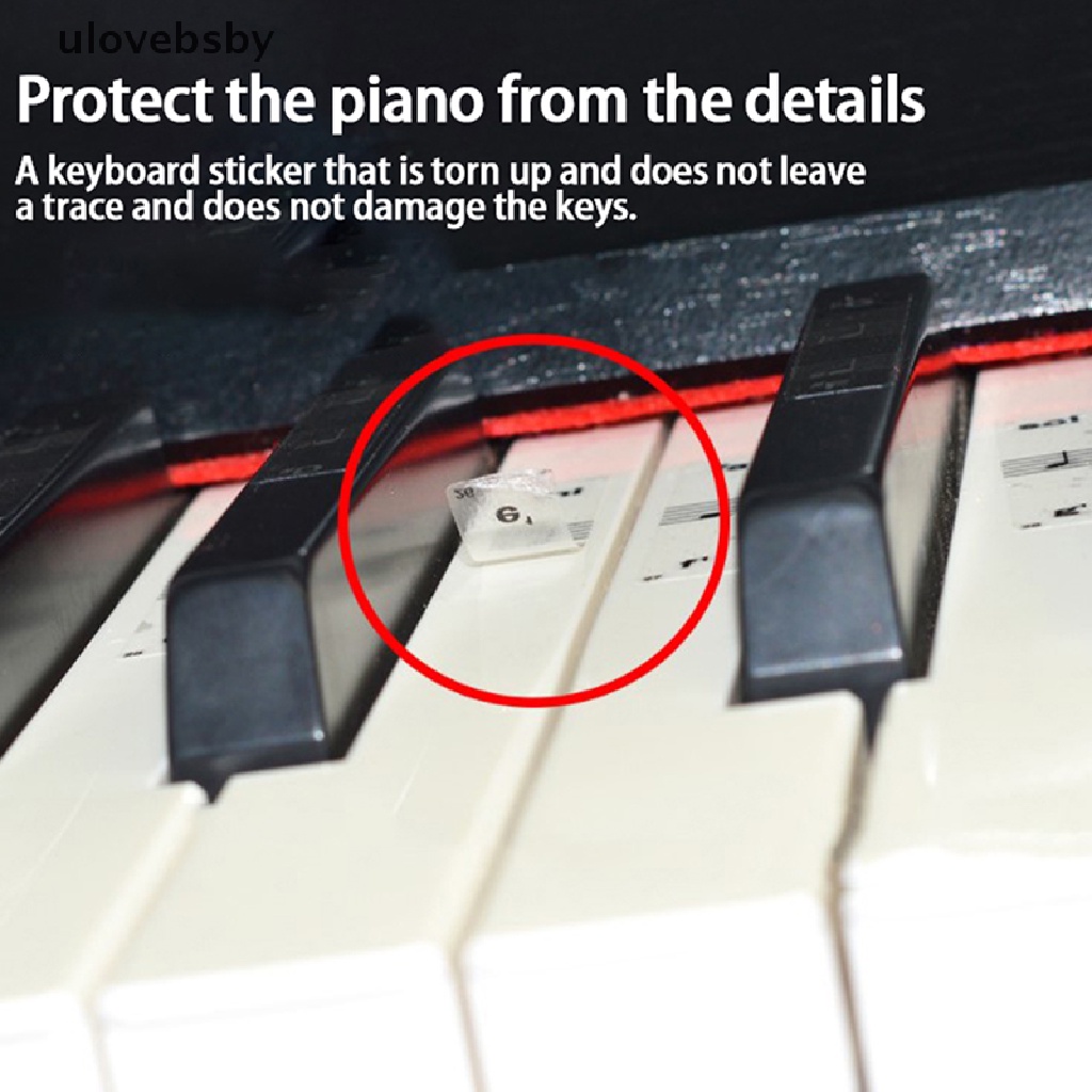 Miếng Dán Phím Đàn Piano Trong Suốt 54 / 61 / 88