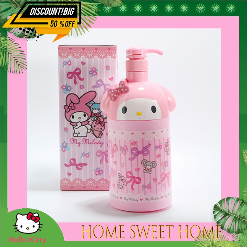 Bình Đựng Dầu Gội / Sữa Tắm Hình Hello Kitty Dễ Thương