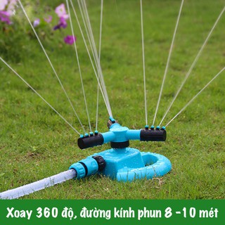 Béc phun sương tưới cây trong vườn có thể xoay 360 độ tiện lợi