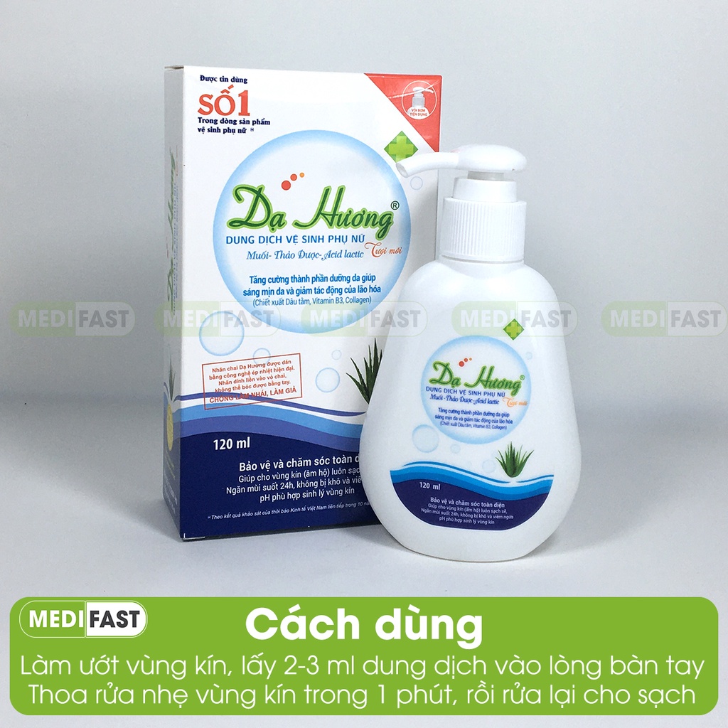 Dung dịch vệ sinh phụ nữ Dạ hương - Đủ loại - nước rửa phụ khoa hàng ngày tươi mới