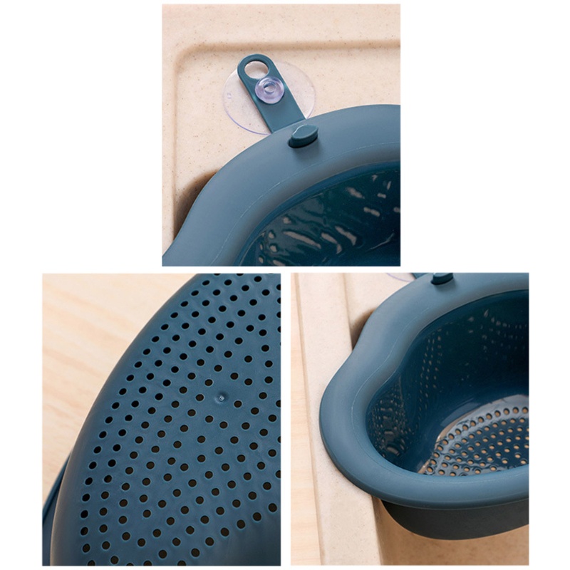 Rổ Tam Giác Rửa Rau Củ Quả Gắn Góc Bồn Rửa Chén Tiện Dụng Cho Nhà Bếp