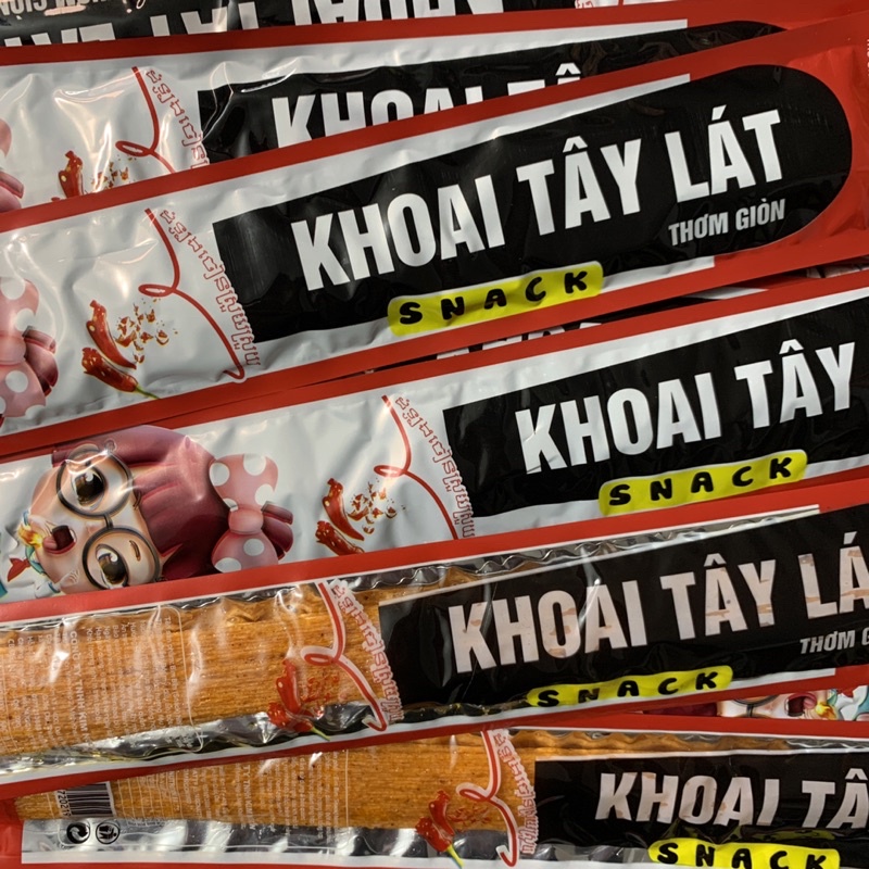 Đồ ăn vặt snack khoai tây lát que cay đồ ăn vặt cổng trường giá rẻ