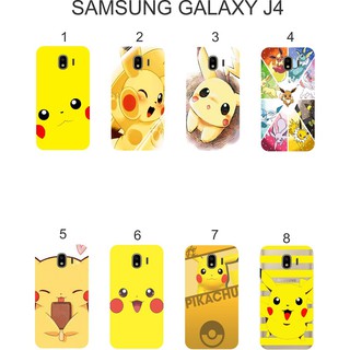Ốp lưng Samsung J4 2018 dẻo in hình Pikachu