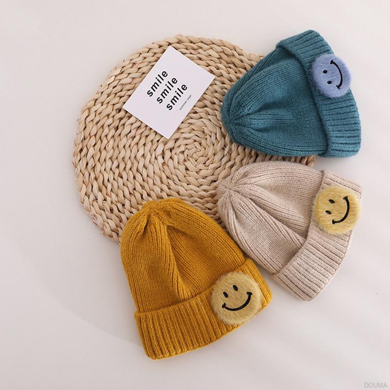 Mũ beanie co giãn màu sắc kẹo ngọt dễ thương cho bé