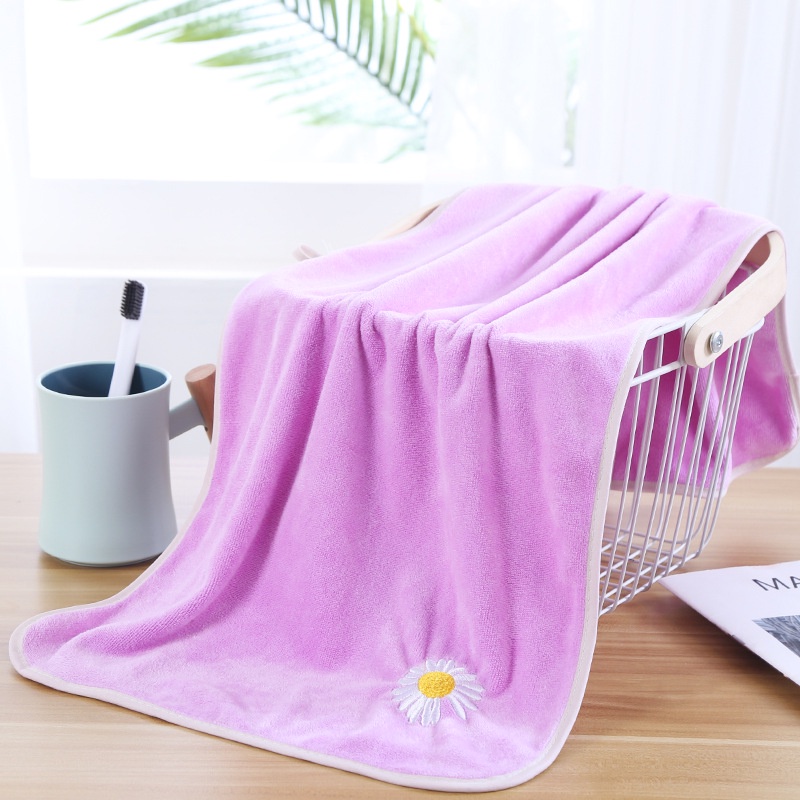 (Bán Buôn Sỉ) Khăn hoa cúc vải siêu mềm thấm hút mồ hôi cực tốt T2