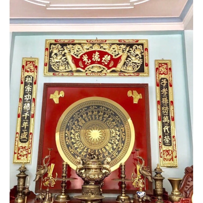 Mặt trống đồng hoạ tiết ăn mòn, biểu tượng văn hoá Việt