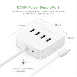 Hub chia 4 Cổng USB Type C 3.0 Ugreen