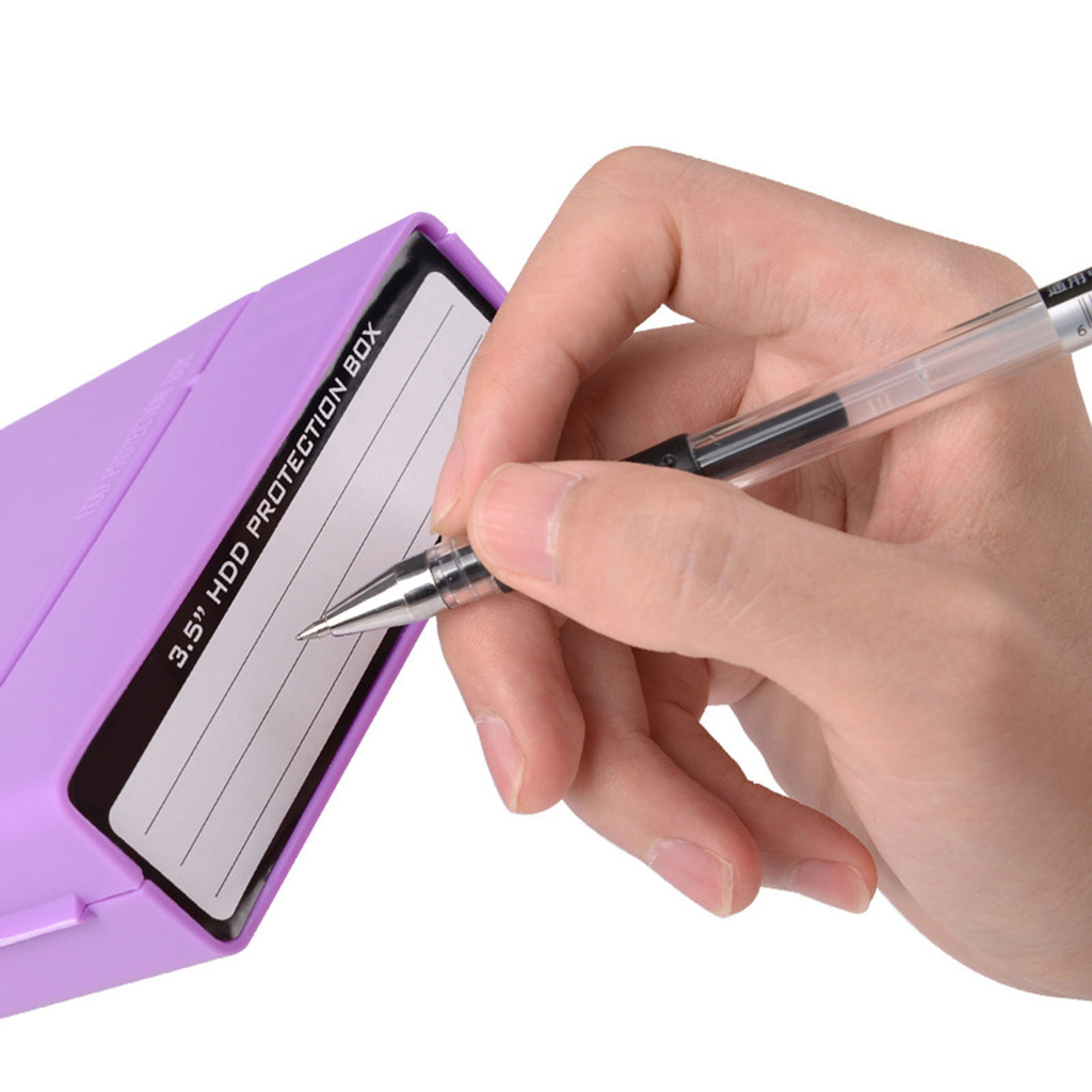 Hộp Đựng Ổ Cứng Chống Sốc Màu Trơn 3.5 Inch | BigBuy360 - bigbuy360.vn
