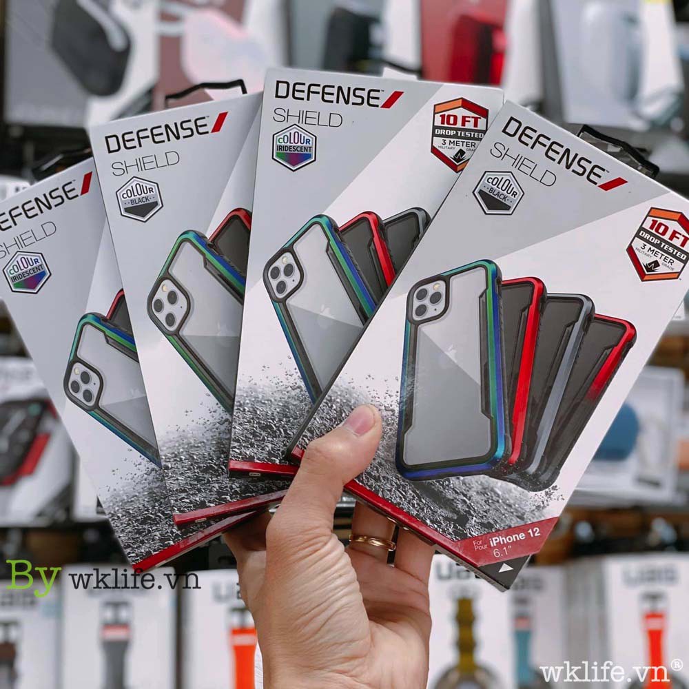 Ốp iPhone 12 Pro Max X-Doria Defense Shield Chống Sốc 3M Tiêu Chuẩn Quân Đội