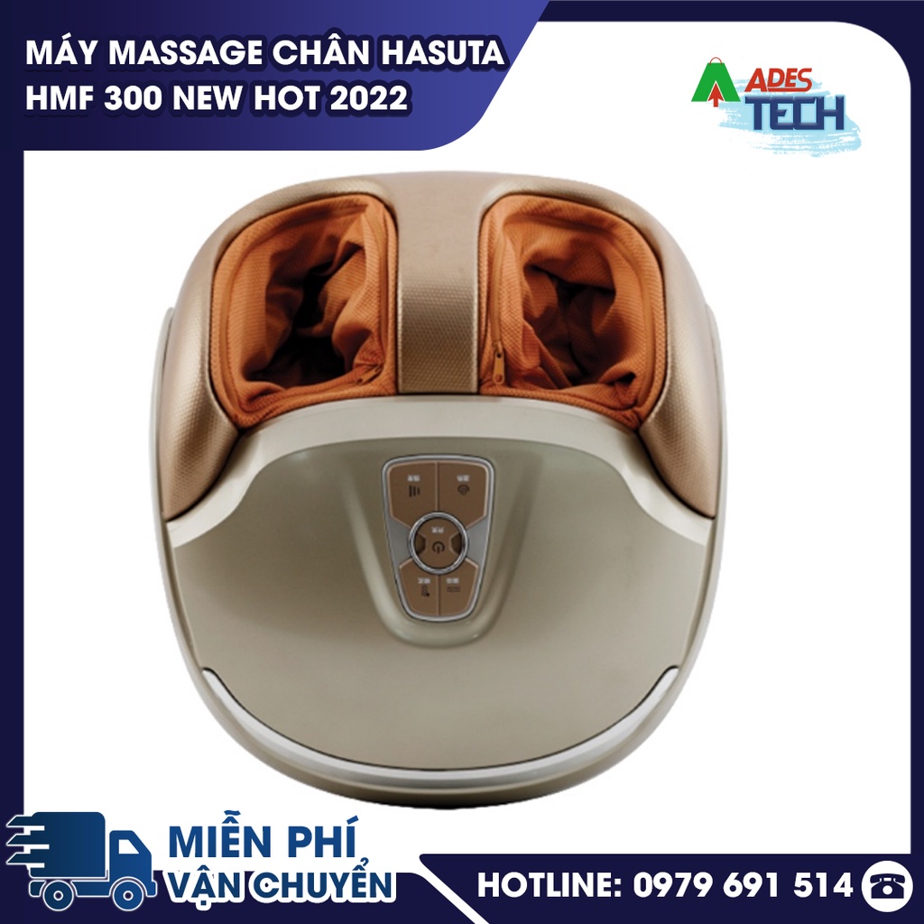 Máy massage chân HASUTA HMF 300, màn hình cảm ứng, 12 túi khí, nhiều chế độ massage