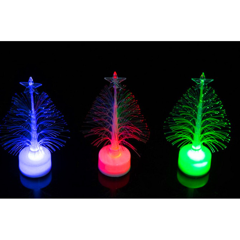 Đèn LED mini đổi màu hình cây thông trang trí nhà cửa giáng sinh