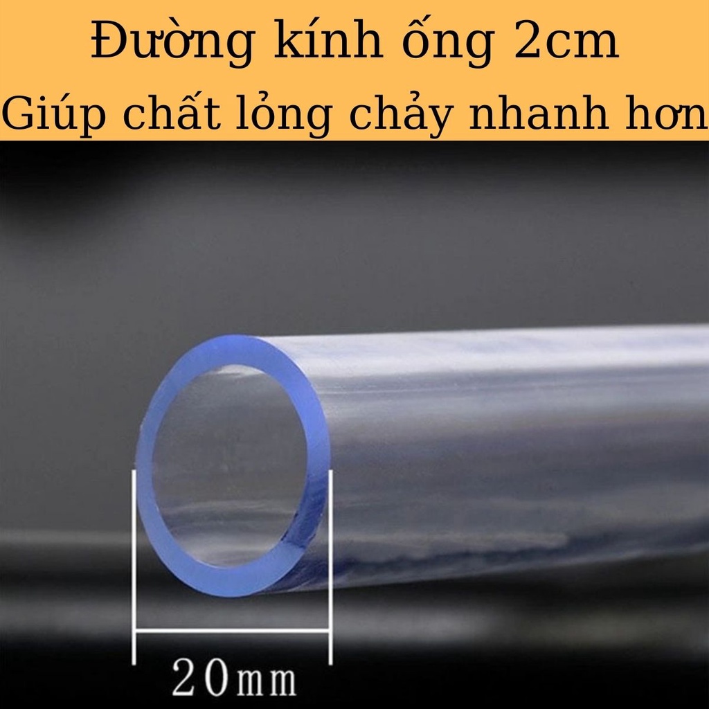Dụng cụ ống hút bơm chất lỏng rượu xăng dầu nước bể cá bóp tay dễ sử dụng