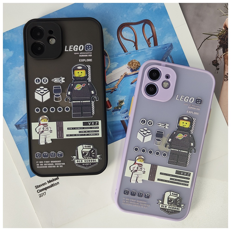 Ốp điện thoại in logo LEGO thời trang sang trọng cho IPHONE 13 12 MINI PRO MAX SE 2020 6 6S 7 8 PLUS X XR XS XSMAX 11 PRO MAX