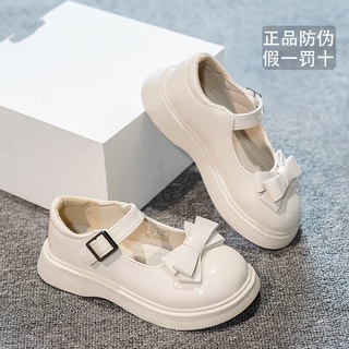 Giày búp bê da mũi tròn đế mềm thời trang xuân thu cho bé gái