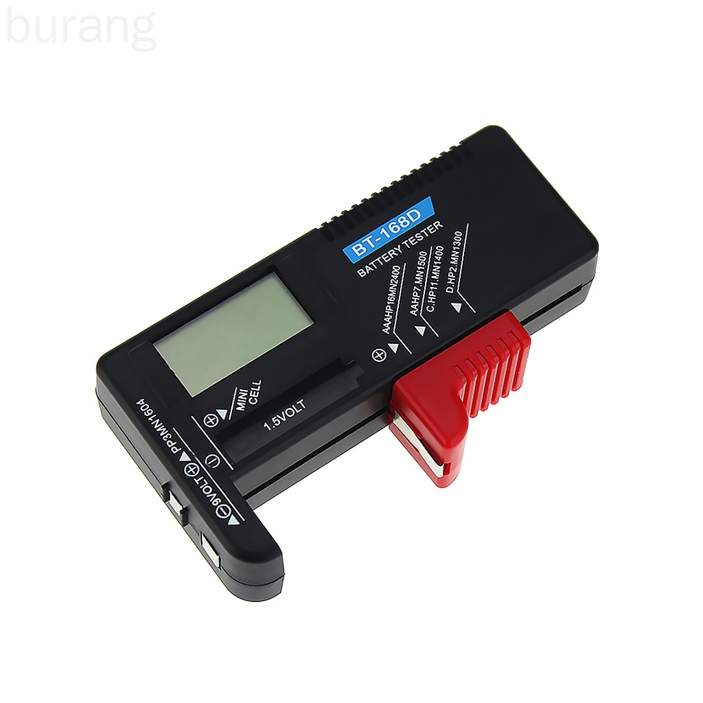 Digital Battery Tester Volt Checker for 9V 1.5V Button Cell Universal Rechargeable AAA AA C D Battery Testing Device burang