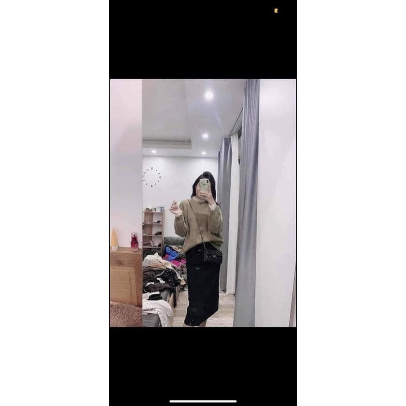 CHÂN VÁY BÚT CHÌ ĐEN CHO NỮ | BigBuy360 - bigbuy360.vn