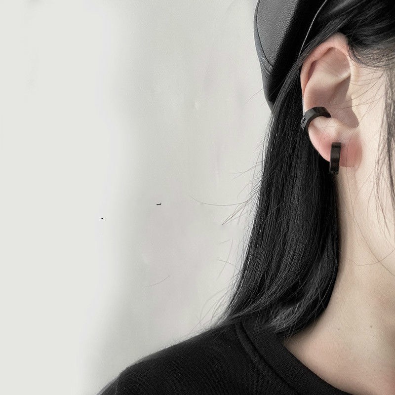 Bông Tai Bằng Thép Titan Thiết Kế Đơn Giản Thời Trang