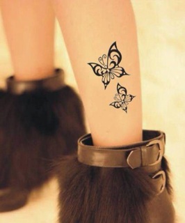 Quần Tất Tattoo Xăm Bướm