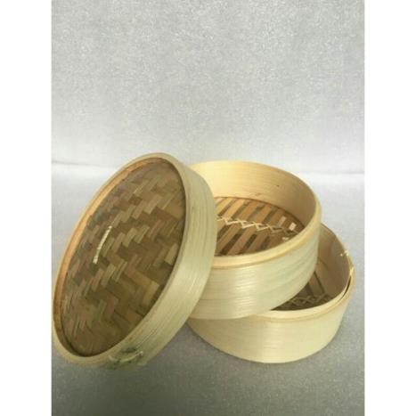 Tre VN- Lồng hấp xửng hấp tre 3 tầng -Xưởng SX