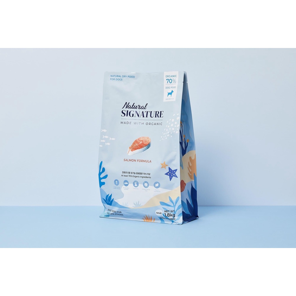 [400g][1.8kg] Natural Signature Thức ăn hạt hữu cơ cho chó nhiều vị - nhập Hàn Quốc