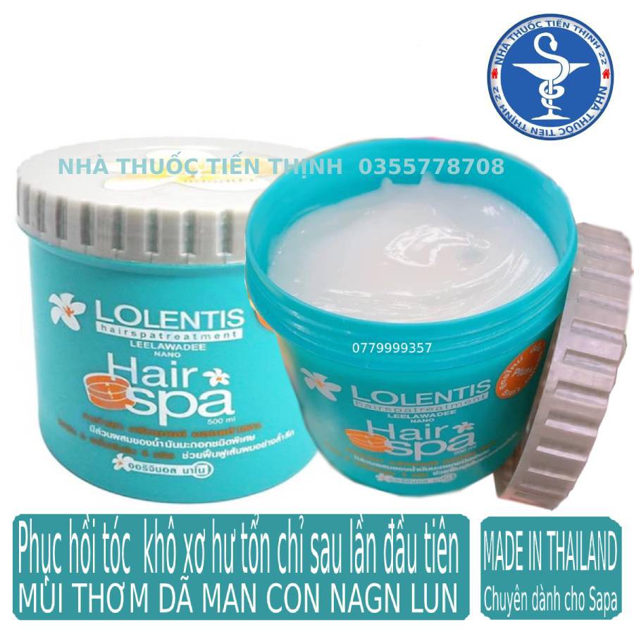 Dầu Ủ Tóc Hoa Sứ LOLENTIS Hair Spa 500ml (Thái Lan )