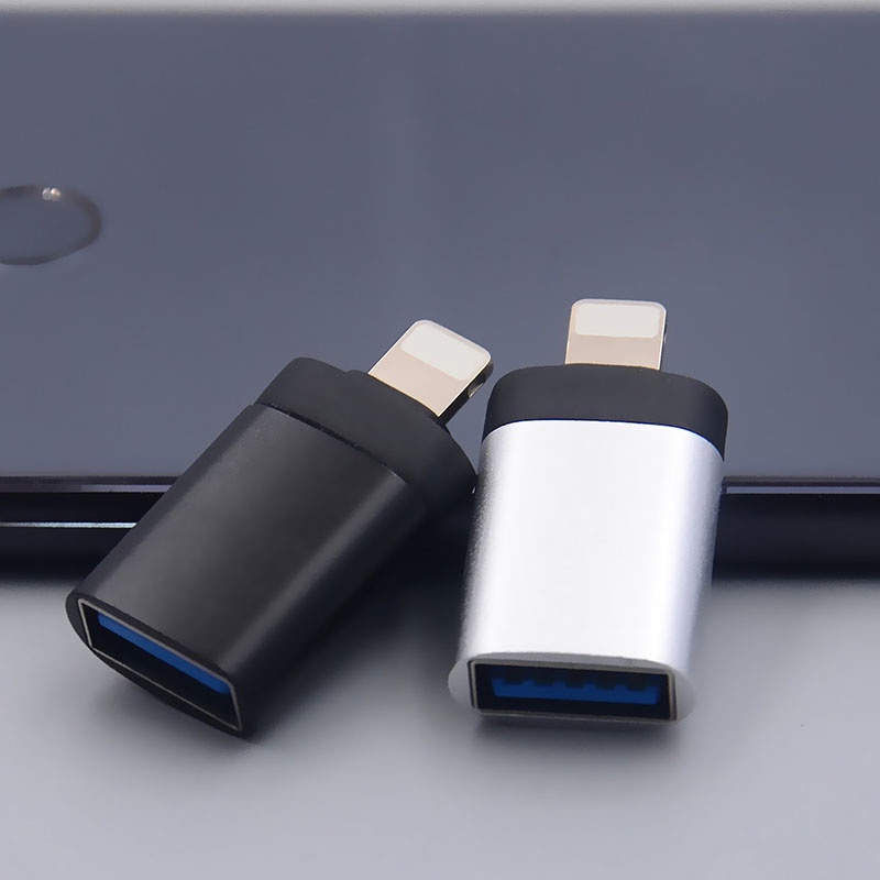 OTG Chuyển Ra USB 3.0 Cho iOS,Đọc ổ đĩa USB,kết nối chuột bàn phím USB OTG cho ip