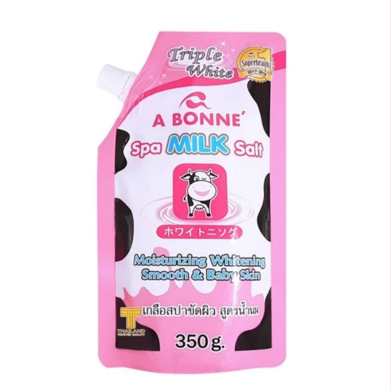 [Chính Hãng] Muối tắm sữa bò tẩy tế bào chết Spa Smilk A Bonne' Thái Lan 350gr