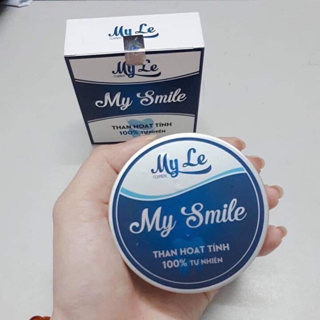 Bột trắng răng than hoạt tính MY SMILE - Khử Mùi và Chống Vàng Răng - Bạn vui lòng video hướng dẫn làm trắng