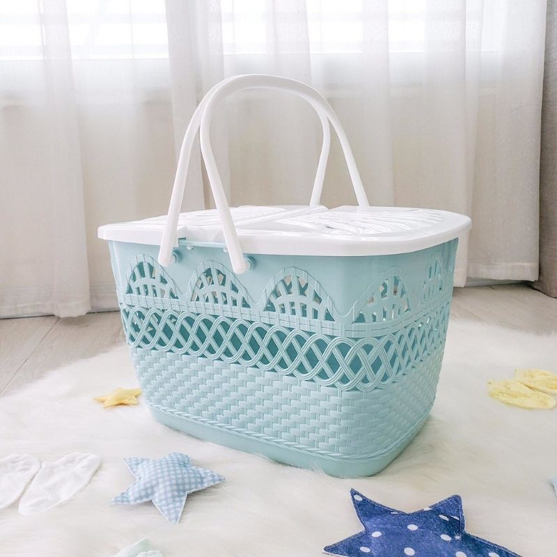 BooBoo Baby - Làn nhựa đựng đồ đi sinh, đựng đồ đa năng KT 42x31x30 cho mẹ và bé mẫu mới nhất