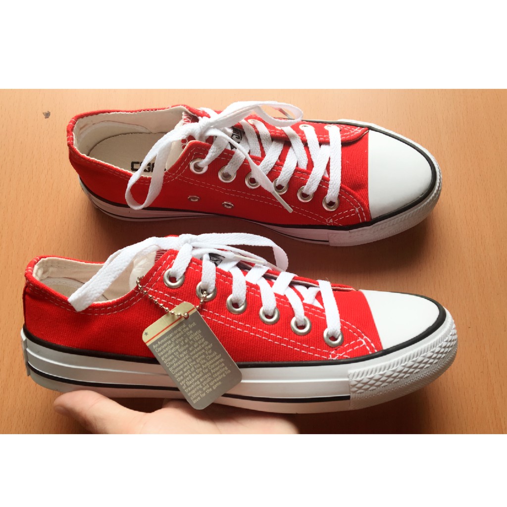 Giày CV Chuck II (2) màu đỏ tươi cổ thấp