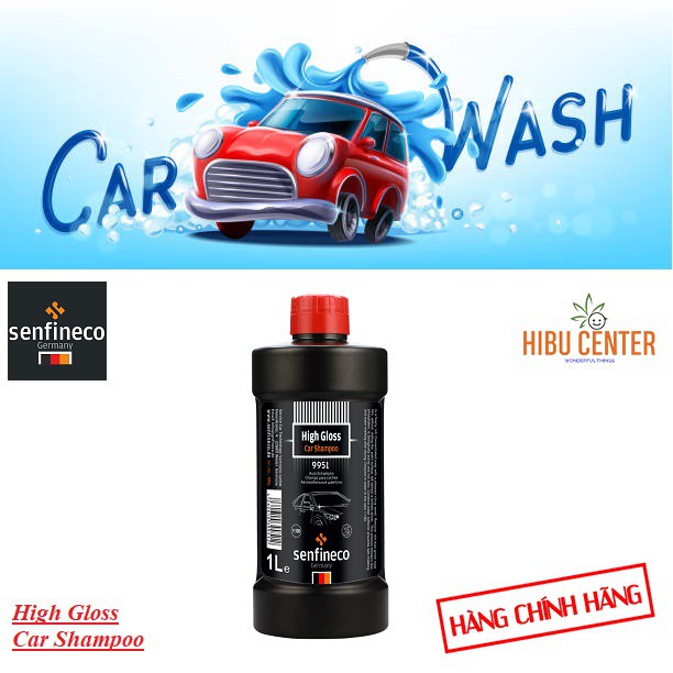 {PROfessional} Dung Dịch Rửa Xe Senfineco High Gloss Car Wash Shampoo 1 Lít 9951 – Hàng Chính Hãng – HIBUCENTER