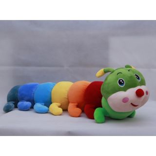 Gấu bông, gối ôm hình sâu sắc màu dài 1m