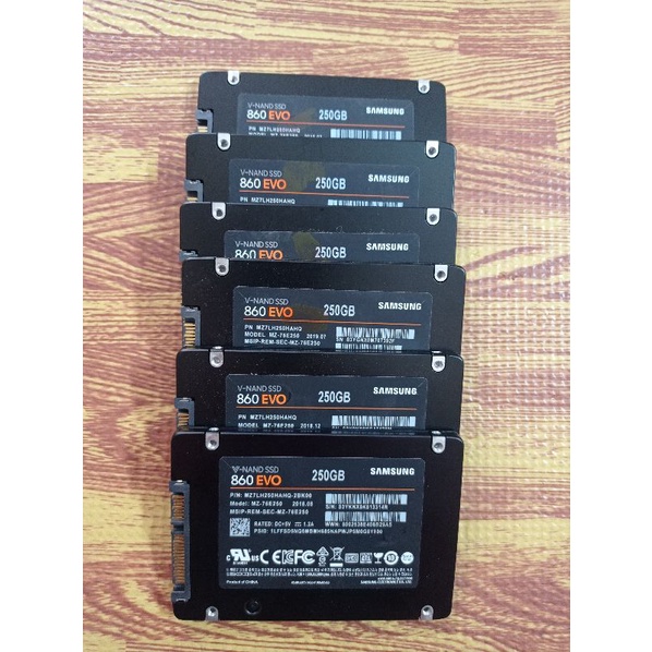 Ssd Sata3 250gb- 860 evo sưc khoẻ  tốt (Tặng dây sata)