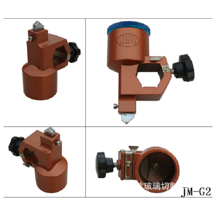 Dao Cắt Kính Chữ T Jiamin G1 G2 - Thước Cắt Kính Chữ T Bầu Dầu To, Lưỡi Dao To - Chắc Khỏe - Chống Trượt