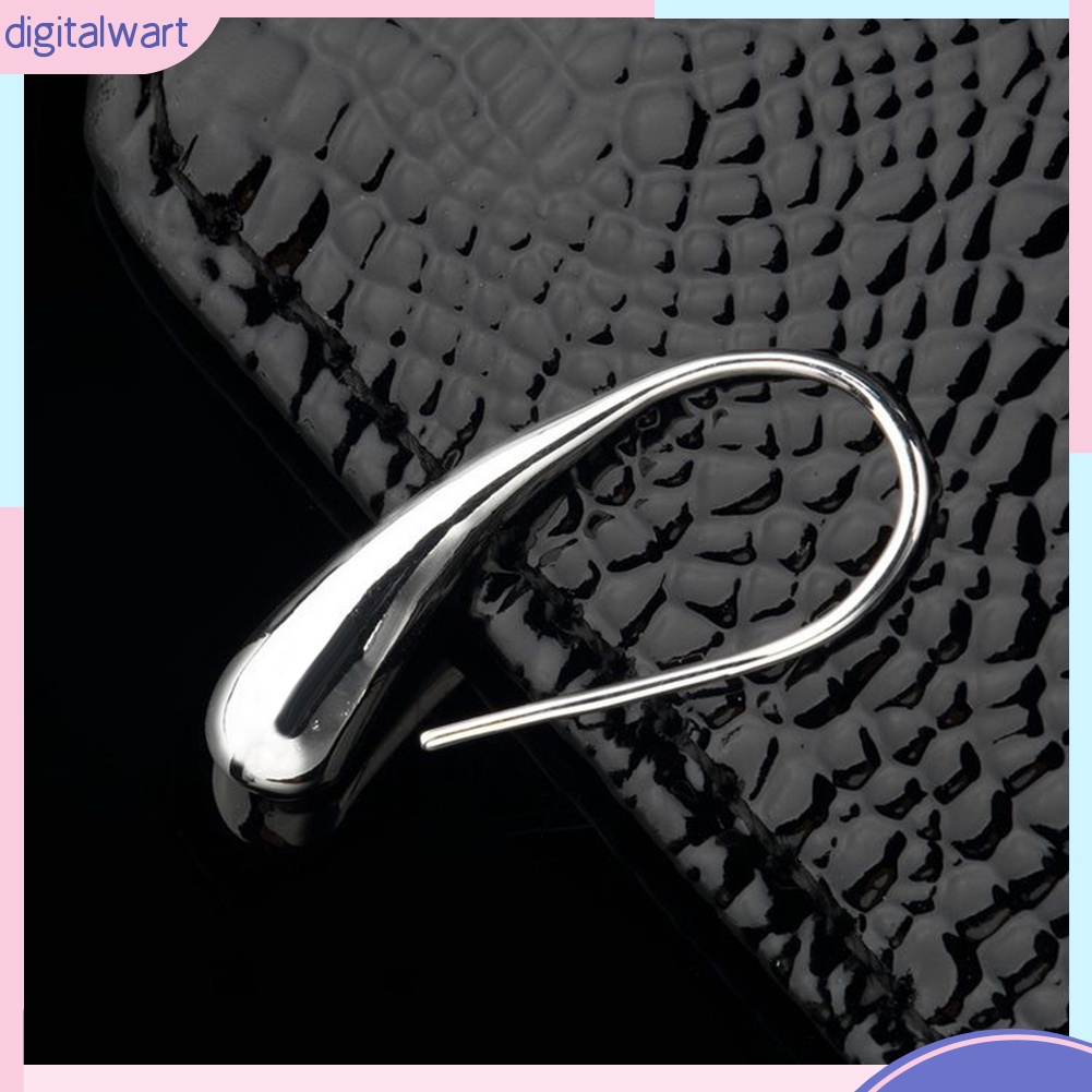 Bông Tai Tròn Mạ Bạc Thời Trang Cho Nữ