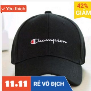 Mũ Nón Thể Thao Thời Trang Dạo Phố Champion Kaki Thô dày cực chất