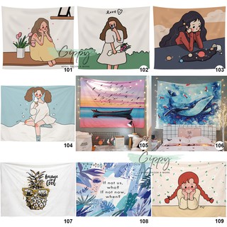 Tranh vải treo tường (101-120) trang trí phòng decor vintage (150 mẫu) - Gippy Decor