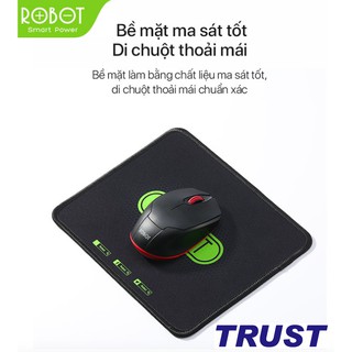 Tấm Lót Chuột/Bàn Di Chuột Kiểu Dáng Gaming ROBOT RP01 Black – BẢO HÀNH 12 THÁNG
