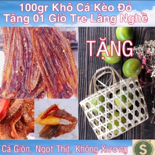 Free Ship - Khô Cá Kèo Đỏ Ướp Vị Đặc Sản Trà Vinh 100g