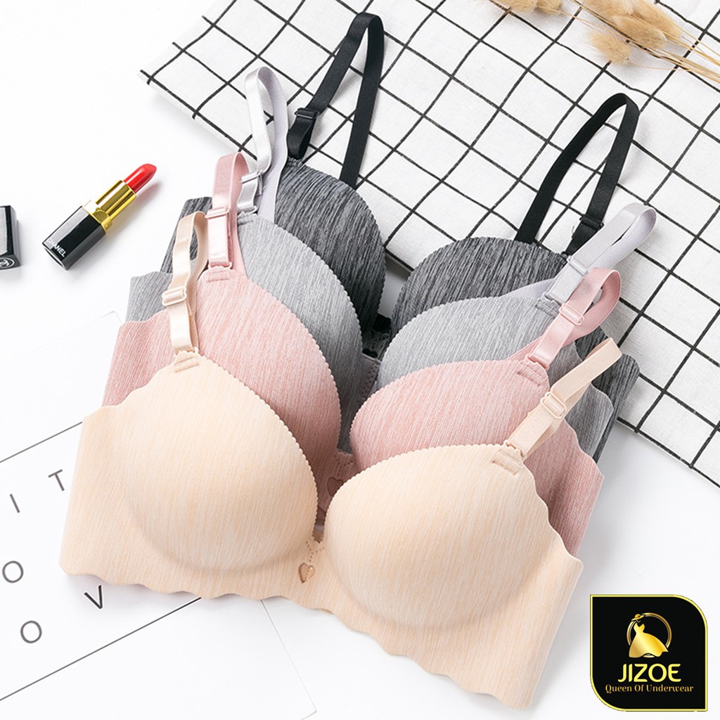 Áo ngực nữ quây su đúc bàn tay không gọng nâng ngực tạo khe siêu đẹp JIZOE ALT22