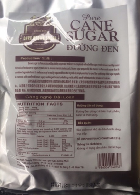  Đường đen TaiWan gói 1kg